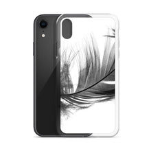 Cargar imagen en el visor de la galería, DeFit Designs iPhone XR Grey Feather iPhone Case
