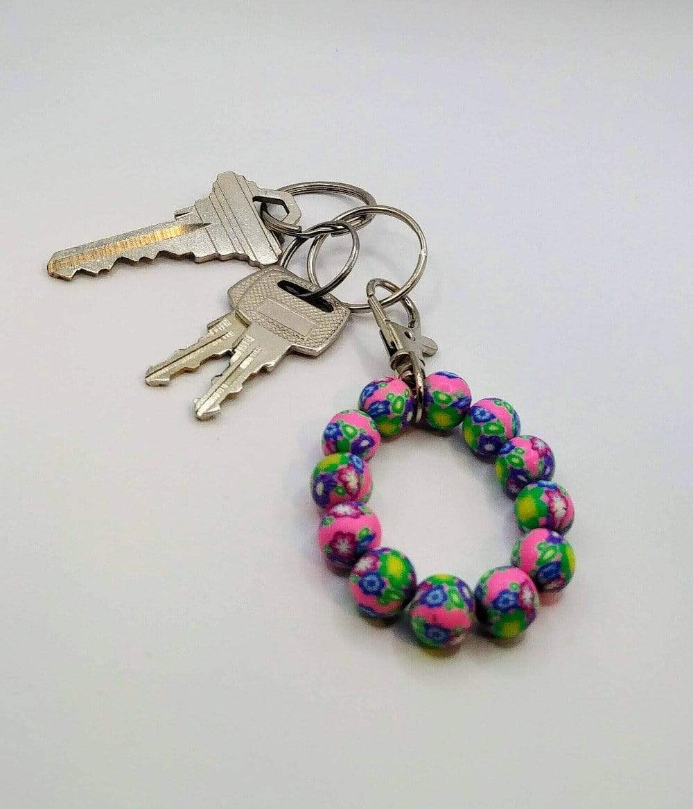 DeFit Designs Key Chains Polymer Clay Keychain-Polymer Clay Beaded Keychain