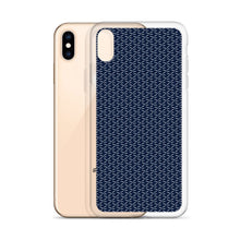 Load image into Gallery viewer, DeFit Designs Navy Geometric iPhone Case
