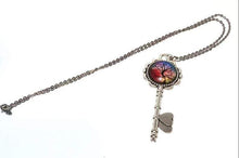 Φόρτωση εικόνας στο εργαλείο προβολής Συλλογής, DeFit Designs NECKLACES Fiery Tree Of Life Necklace-Stainless Steel Cabochon Necklace
