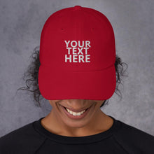 Load image into Gallery viewer, DeFit Designs Personalized Dad hat
