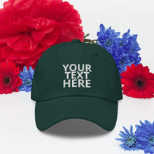 Load image into Gallery viewer, DeFit Designs Spruce Personalized Dad hat
