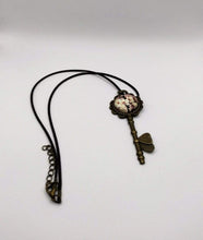 Load image into Gallery viewer, DeFit Designs Tree Of Life Cabochon Key Necklace-Bronze Key Necklace
