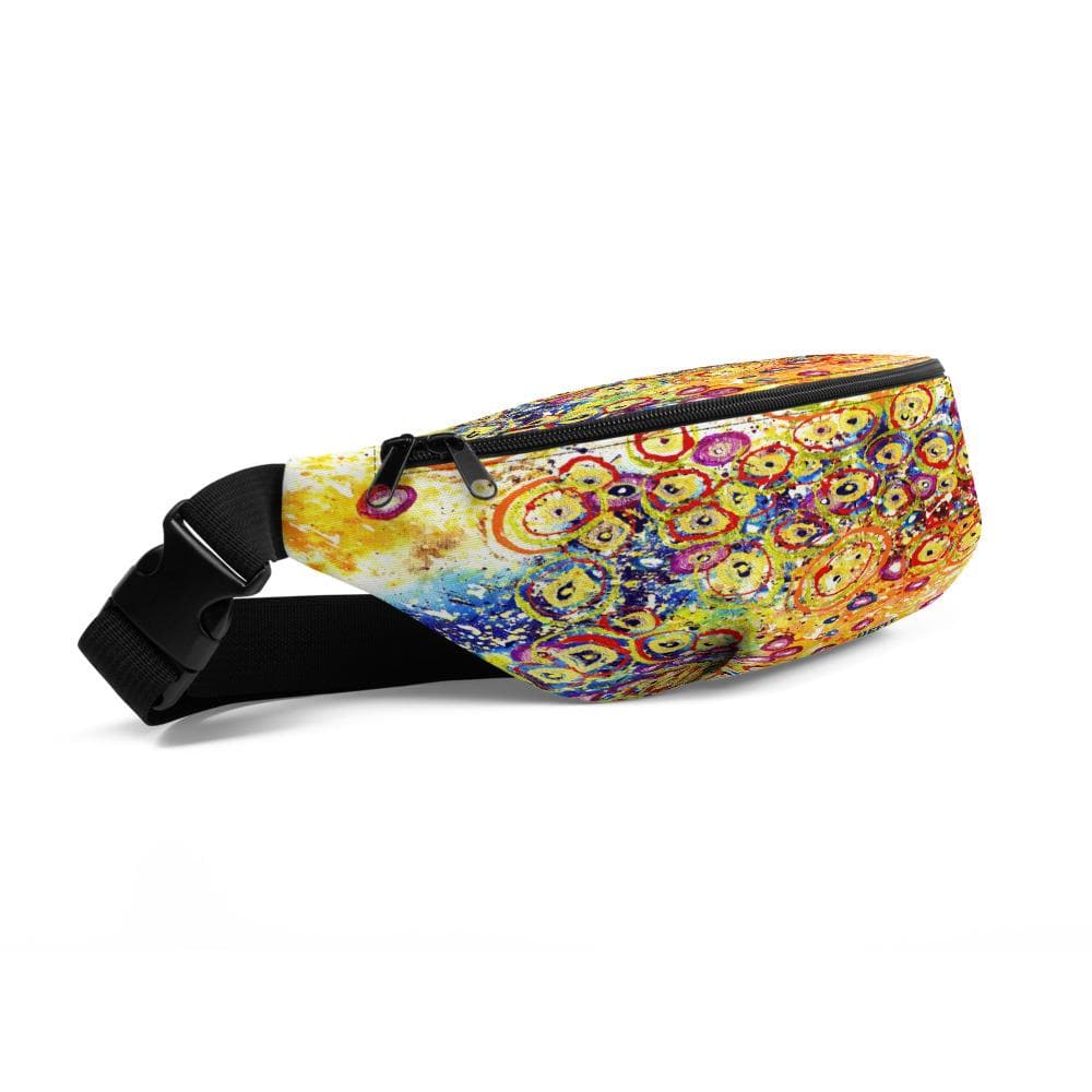 Printful Fanny Pack Swirls Water Proof Fanny Pack-Fanny Pack For Running-Cute Fanny Pack