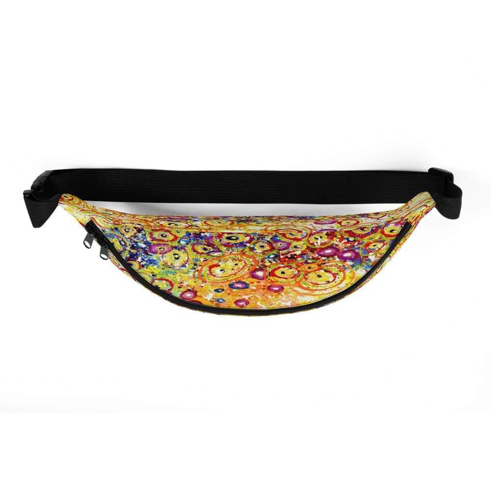 Printful Fanny Pack Swirls Water Proof Fanny Pack-Fanny Pack For Running-Cute Fanny Pack