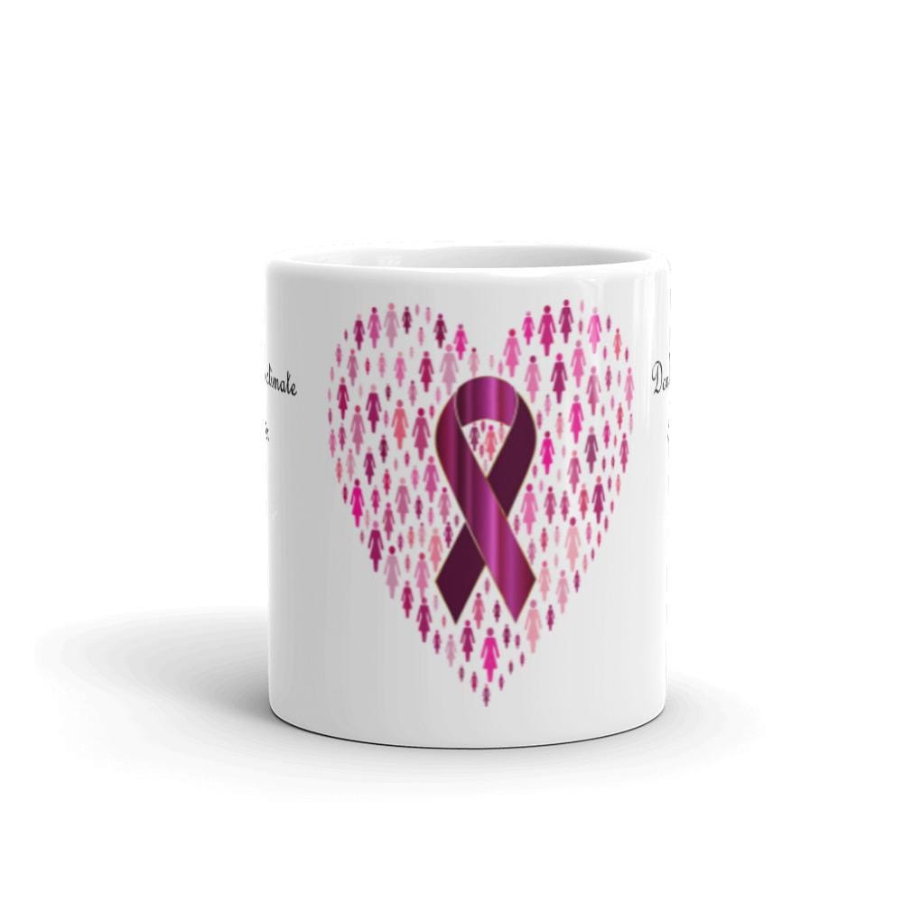 Printful Mug The Power Of Pink Breast Cancer Awareness Mug-Custom Coffee Mug