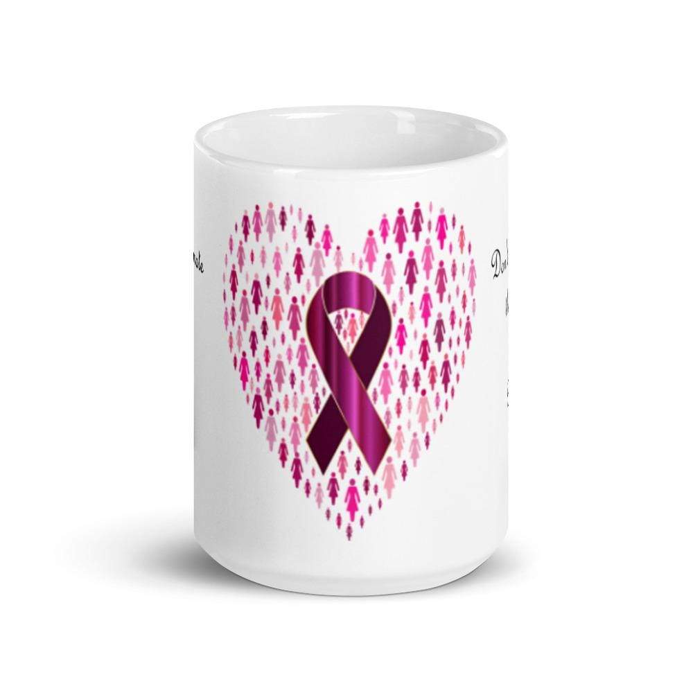 Printful Mug The Power Of Pink Breast Cancer Awareness Mug-Custom Coffee Mug