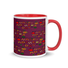 Φόρτωση εικόνας στο εργαλείο προβολής Συλλογής, Printful Mugs Red Mothers Day Coffee Mug with Color Inside-Mug With Color Inside
