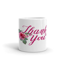 Charger l&#39;image dans la galerie, Printful Mugs Thank You Cute Glossy White Mug-11 Oz White Glossy Ceramic Mug
