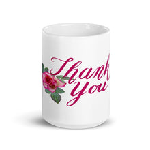 Charger l&#39;image dans la galerie, Printful Mugs Thank You Cute Glossy White Mug-11 Oz White Glossy Ceramic Mug
