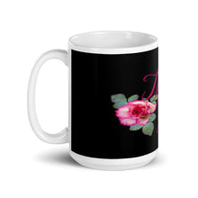 Load image into Gallery viewer, Printful Mugs Thank You Cute Glossy White Mug-11 Oz White Glossy Ceramic Mug-blk
