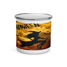 Φόρτωση εικόνας στο εργαλείο προβολής Συλλογής, Printful Mugs Witch Halloween Enamel Mug-Halloween Gift-Enamel Mug
