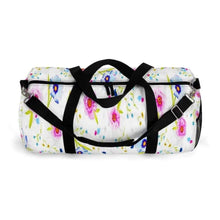 Cargar imagen en el visor de la galería, Printify Bags Floral Stripped Duffel Bag-Duffel Bag Carry On-Large Duffel Bag
