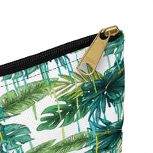 Load image into Gallery viewer, Printify Bags Green Floral Accessory Bag Pouch-Accessory Zipper Pouch-Accessory Bag
