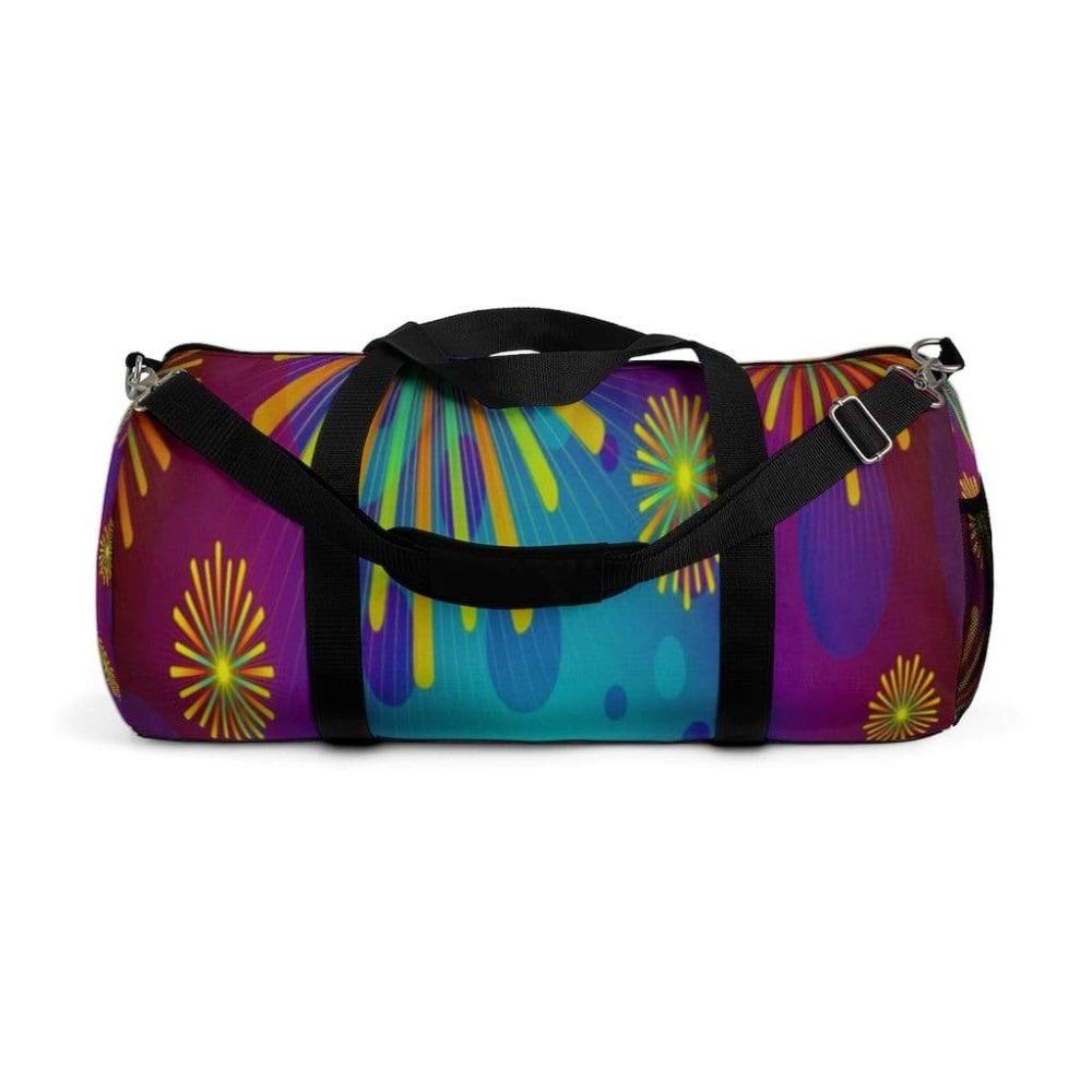 Printify Bags Large Starburst Stripped Duffel Bag-Duffel Bag Carry On