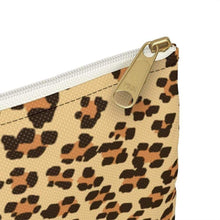 Afbeelding in Gallery-weergave laden, Printify Bags Leopard Print Accessory Bag Pouch-Accessory Zipper Pouch-Accessory Bag
