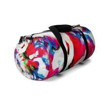 Load image into Gallery viewer, Printify Bags Multicolor Stripped Duffel Bag-Duffel Bag Carry On-Large Duffel Bag
