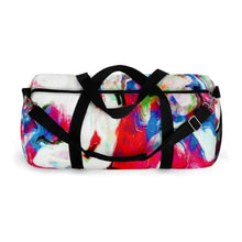 Cargar imagen en el visor de la galería, Printify Bags Multicolor Stripped Duffel Bag-Duffel Bag Carry On-Large Duffel Bag
