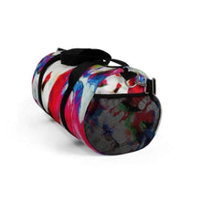 Load image into Gallery viewer, Printify Bags Multicolor Stripped Duffel Bag-Duffel Bag Carry On-Large Duffel Bag
