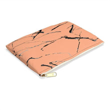 Φόρτωση εικόνας στο εργαλείο προβολής Συλλογής, Printify Bags Peach Marble Accessory Bag Pouch-Accessory Zipper Pouch-Accessory Bag
