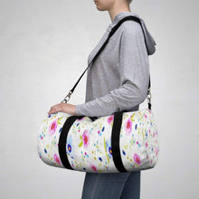 Charger l&#39;image dans la galerie, Printify Bags Small Floral Stripped Duffel Bag-Duffel Bag Carry On-Large Duffel Bag
