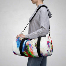 Load image into Gallery viewer, Printify Bags Small Multicolor Stripped Duffel Bag-Duffel Bag Carry On-Large Duffel Bag
