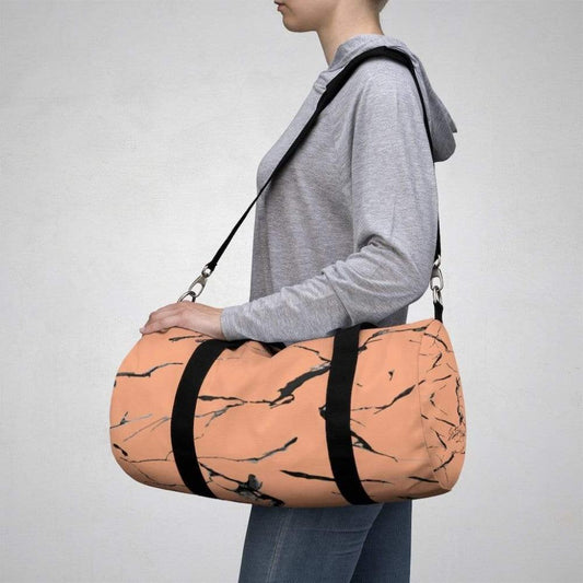 Printify Bags Small Peach Duffel Bag-Duffel Bag Carry On-Large Duffel Bag-Small Duffel Bag