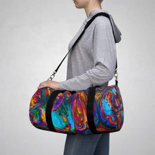 Ladda upp bild till gallerivisning, Printify Bags Small Twisted Stripped Duffel Bag-Duffel Bag Carry On-Large Duffel Bag
