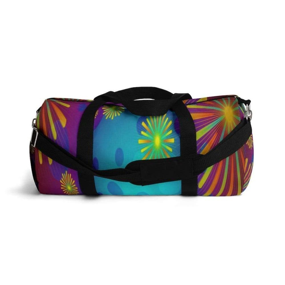 Printify Bags Starburst Stripped Duffel Bag-Duffel Bag Carry On