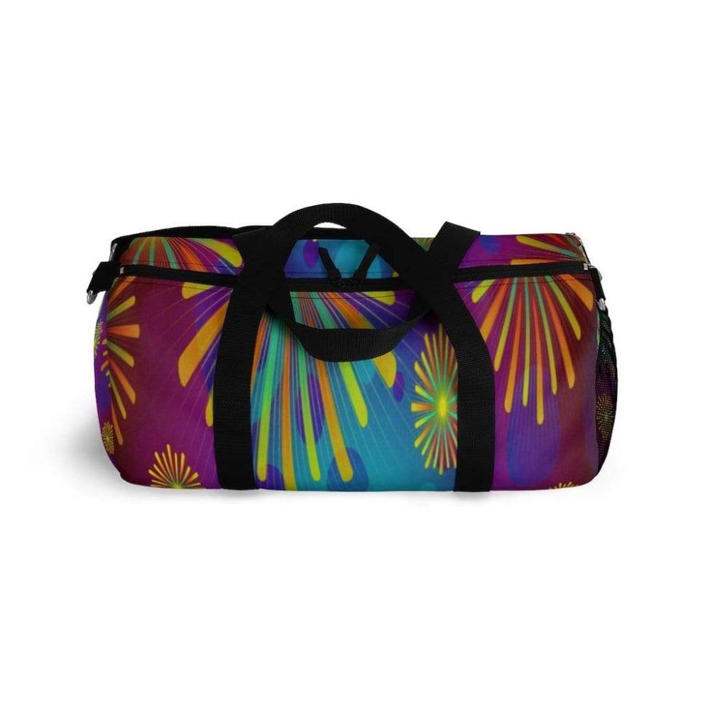 Printify Bags Starburst Stripped Duffel Bag-Duffel Bag Carry On