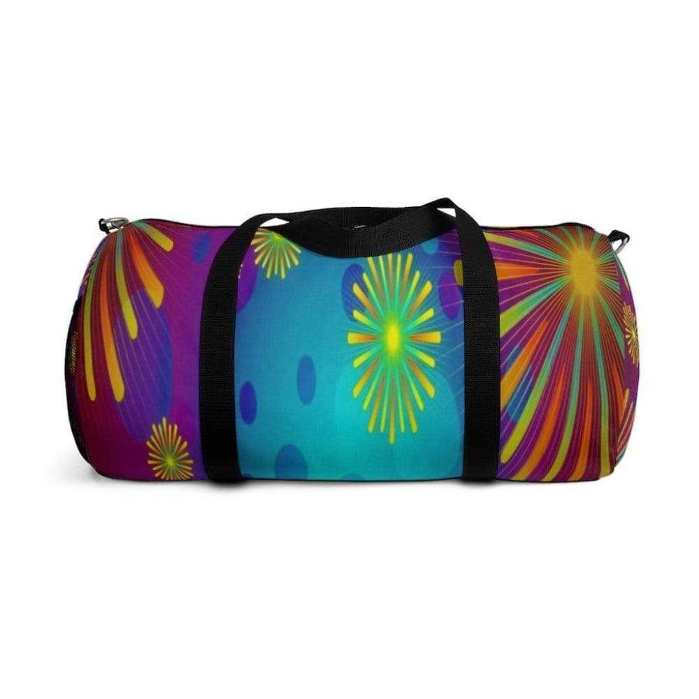 Printify Bags Starburst Stripped Duffel Bag-Duffel Bag Carry On