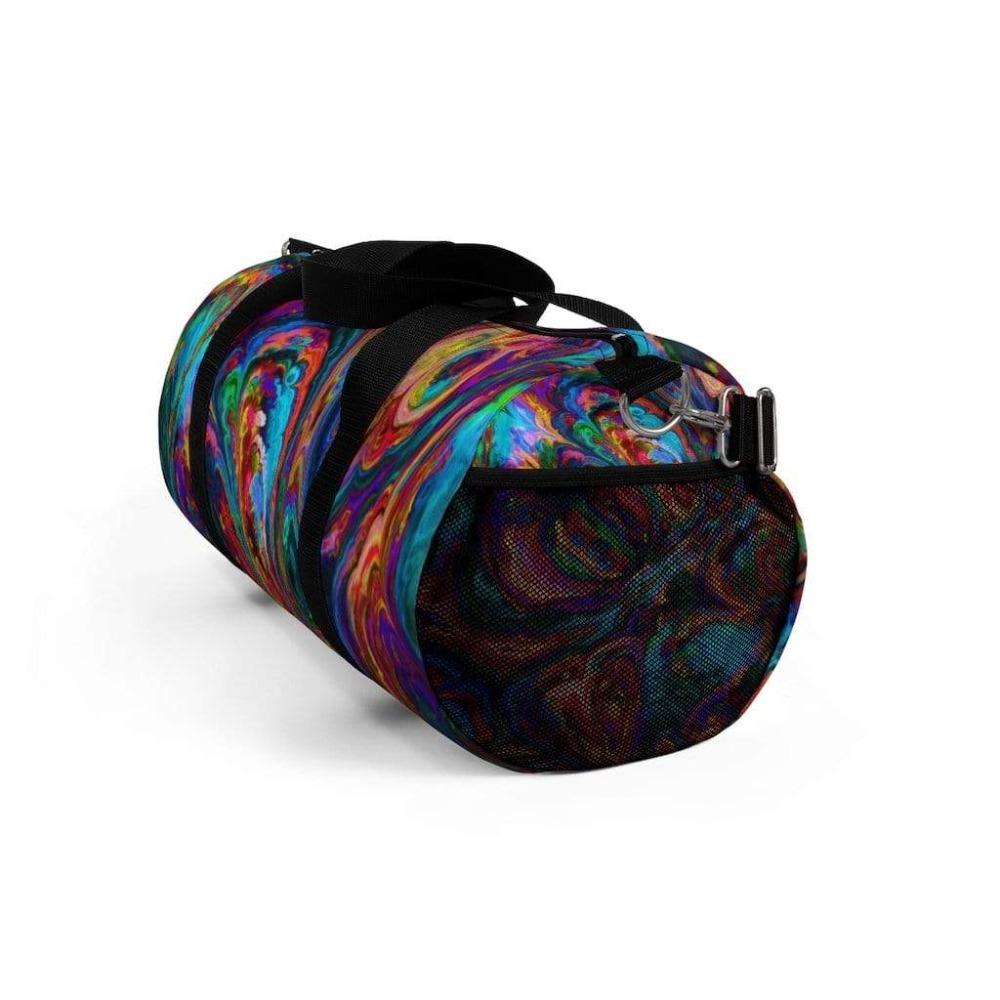 Printify Bags Twisted Stripped Duffel Bag-Duffel Bag Carry On-Large Duffel Bag