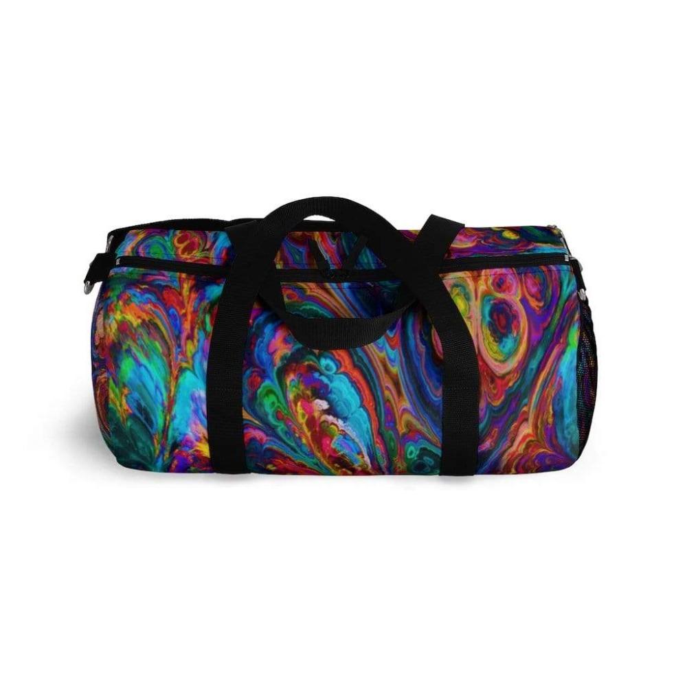 Printify Bags Twisted Stripped Duffel Bag-Duffel Bag Carry On-Large Duffel Bag