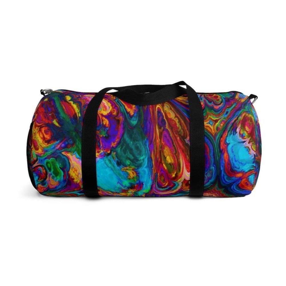 Printify Bags Twisted Stripped Duffel Bag-Duffel Bag Carry On-Large Duffel Bag