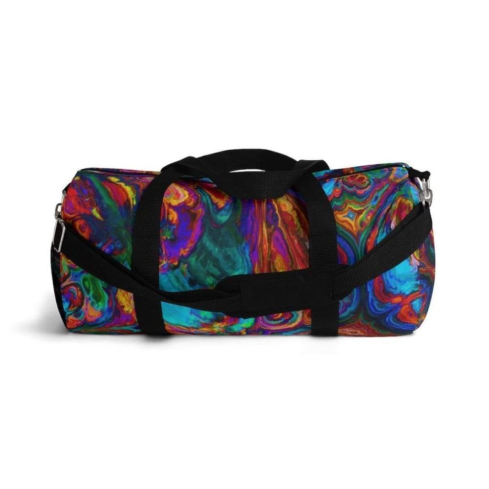 Printify Bags Twisted Stripped Duffel Bag-Duffel Bag Carry On-Large Duffel Bag