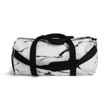 Load image into Gallery viewer, Printify Bags White Marble Duffel Bag-Duffel Bag Carry On-Large Duffel Bag
