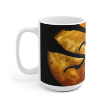 Cargar imagen en el visor de la galería, Printify Mug Crows Feet Halloween Ceramic White Mug-Travel-Tea Cup-Fall-Farmhouse
