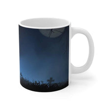 Load image into Gallery viewer, Printify Mug Pumpkin Halloween White Ceramic Mug-Travel-Tea Cup-Fall-Farmhouse
