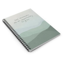 Cargar imagen en el visor de la galería, Printify Paper products Spiral Notebook Obstacles Spiral Notebook - Notebook Ruled-Spiral Notebook Journal
