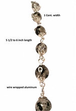 Load image into Gallery viewer, Crackle Glass Beaded Wire Wrap Bracelet-Wire Wrap Spiral Bracelet
